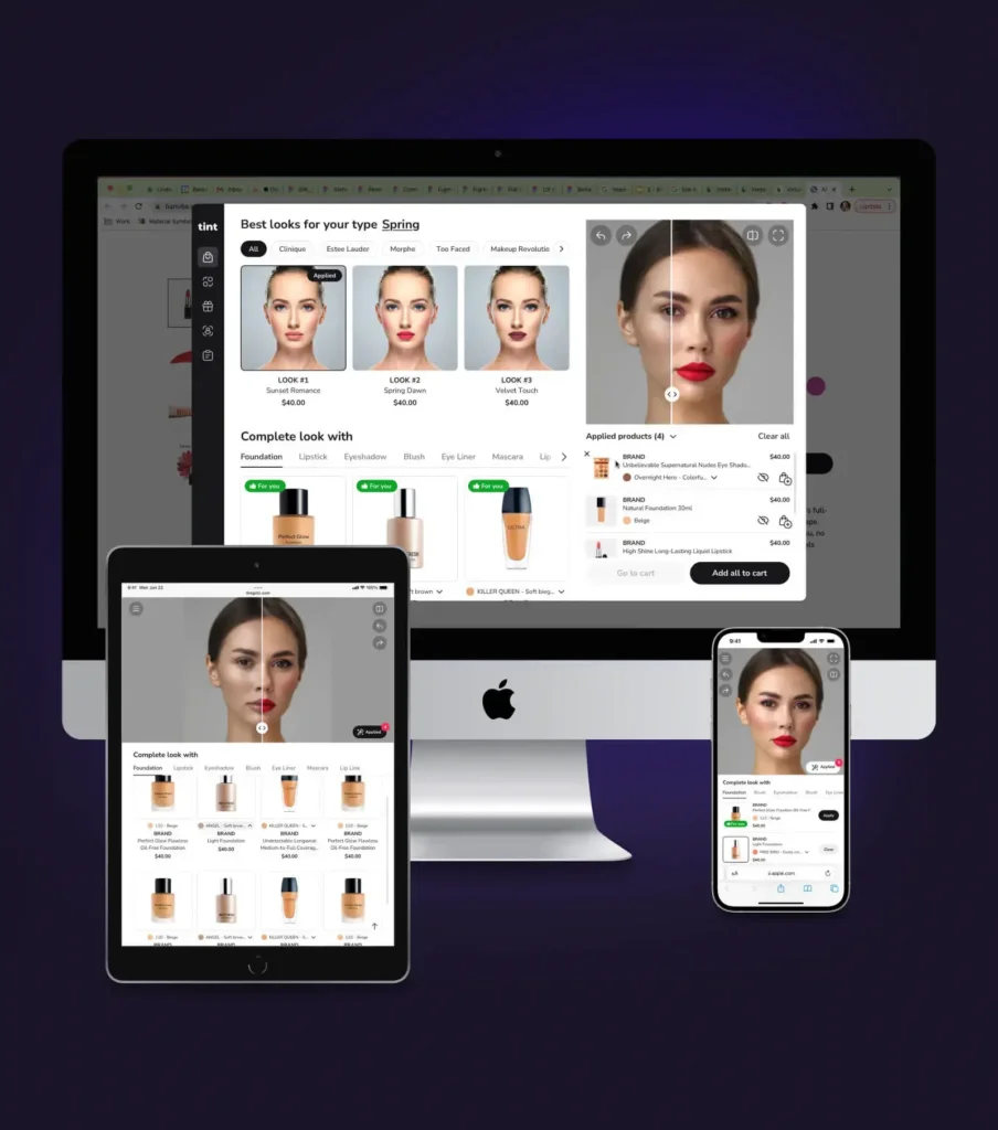 Imagen AR maquillaje Banuba